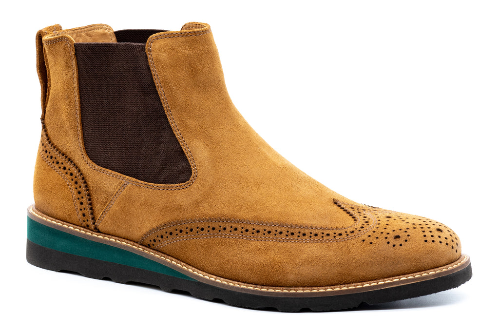 Blue Ridge Suede Chelsea Boots - French Roast