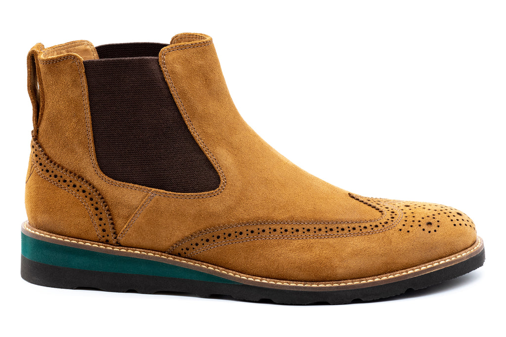 Blue Ridge Suede Chelsea Boots - French Roast