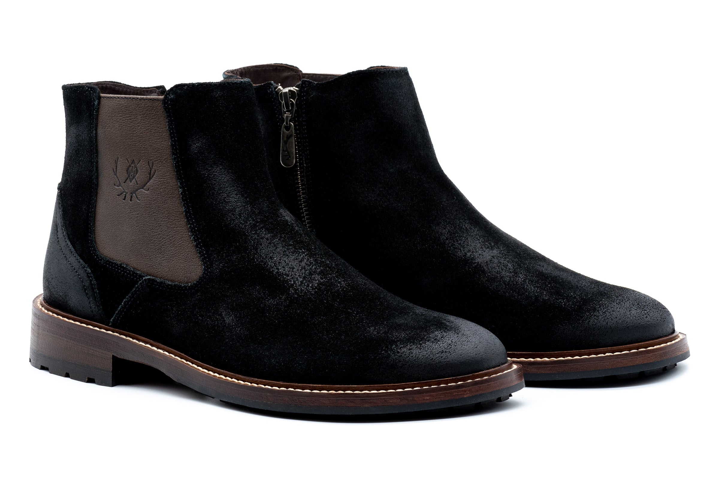 McKinley Suede Boots - Black