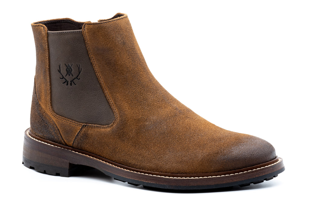McKinley Water Repellent Suede Leather Boots - French Roast