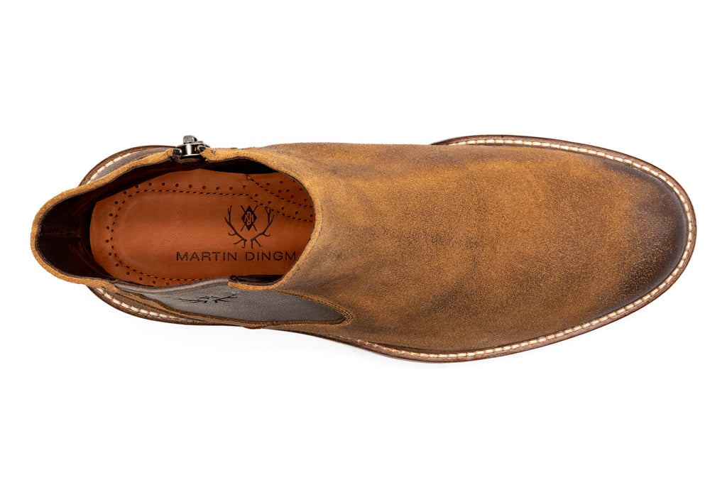 McKinley Water Repellent Suede Leather Boots - French Roast - Insole
