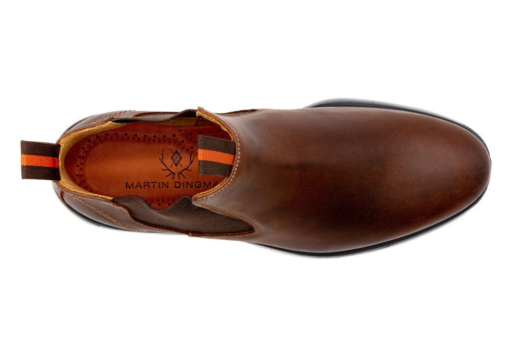 Windsor Saddle Leather Chelsea Boots - Chocolate