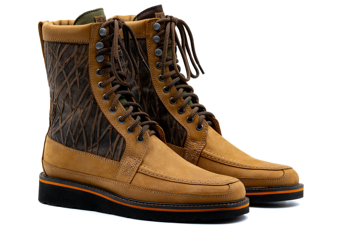Laverack Nubuck Field Boots - Wheat | Martin Dingman