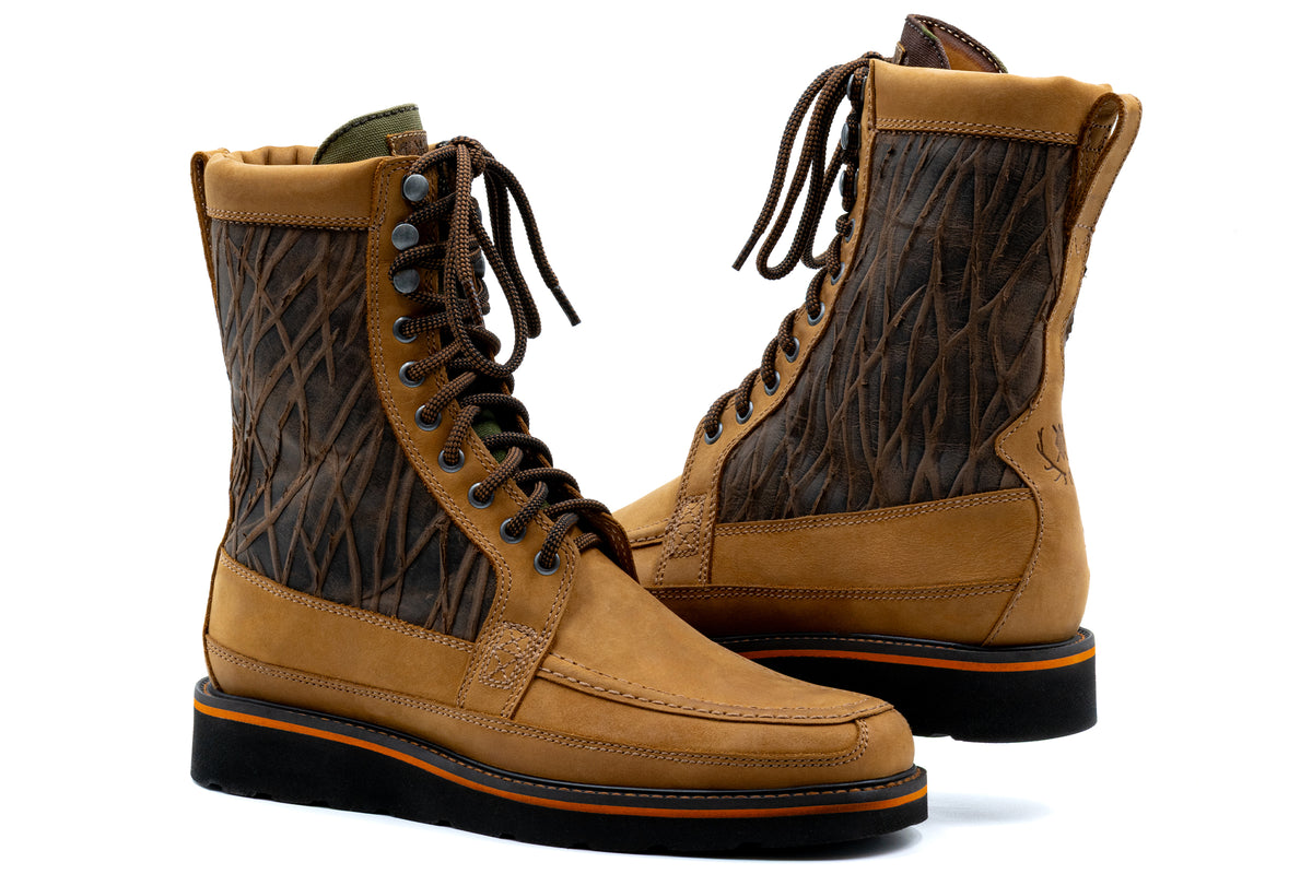 Laverack Nubuck Field Boots - Wheat | Martin Dingman