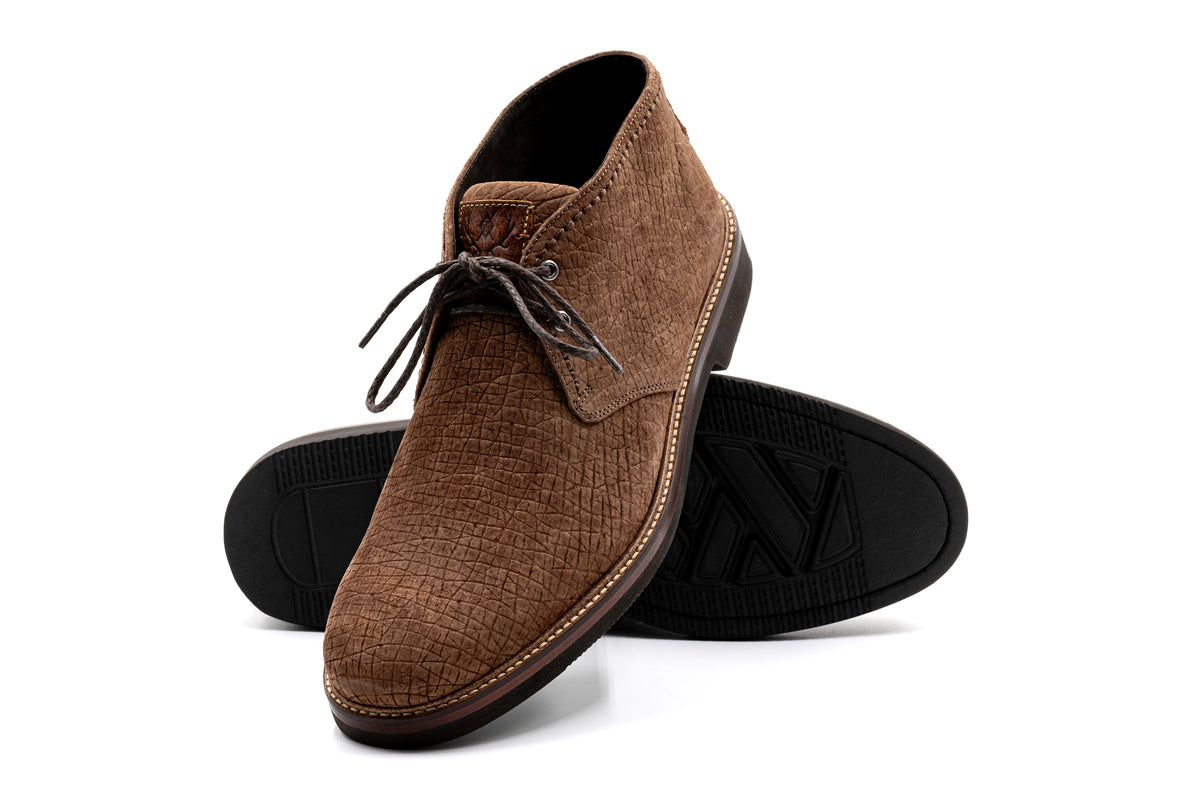 Ernest Wild African Hippo Chukka Boots - Bark | Martin Dingman