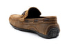 Bermuda Nubuck Braided Bit Loafers - Vintage Cedar - back heel