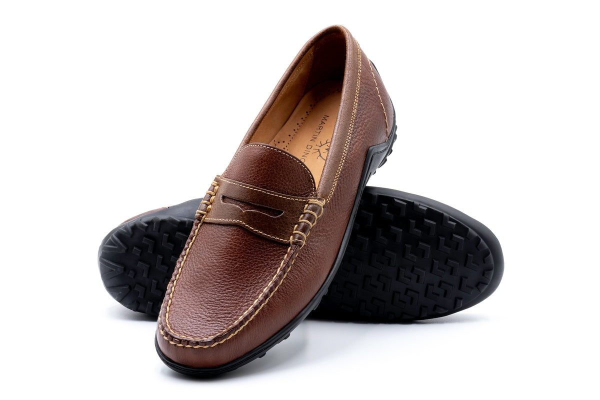Martin Dingman Men\'s Bill American Bison Penny Loafer Shoes Size 9 Vibram Sole‎ 520219-4_2025_Shopify_1200x.  main image 3