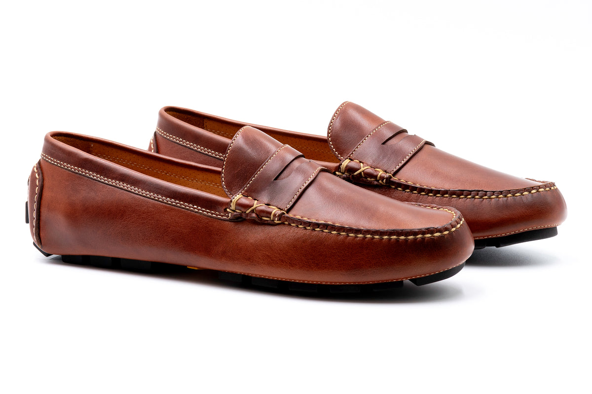 1901 Mens driving loafers - black / red - size 11.5 1901 Leather Loafers for Men | Mercari main image 2