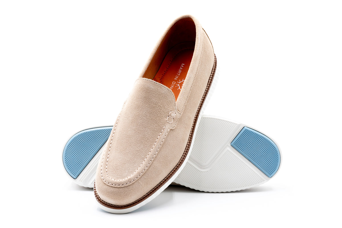 NEW MARTIN DINGMAN men\'s countryaire venetian shoes in marine Martin Dingman Marine Countryaire Oxfords – Patrick James main image 3