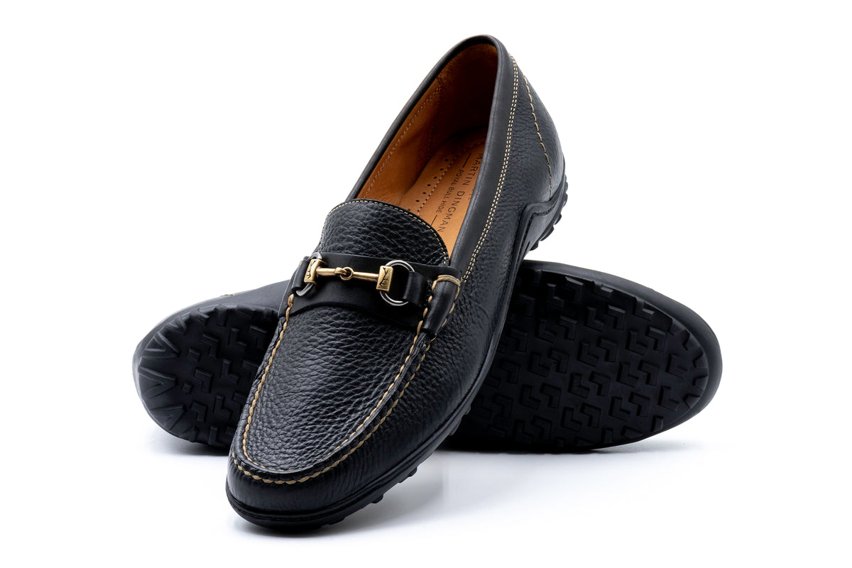 Bill Royal Bullhide Horse Bit Loafers - Black | Martin Dingman