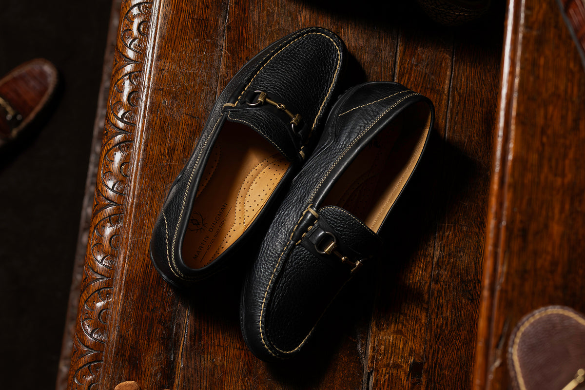 Bill Royal Bullhide Horse Bit Loafers - Black | Martin Dingman