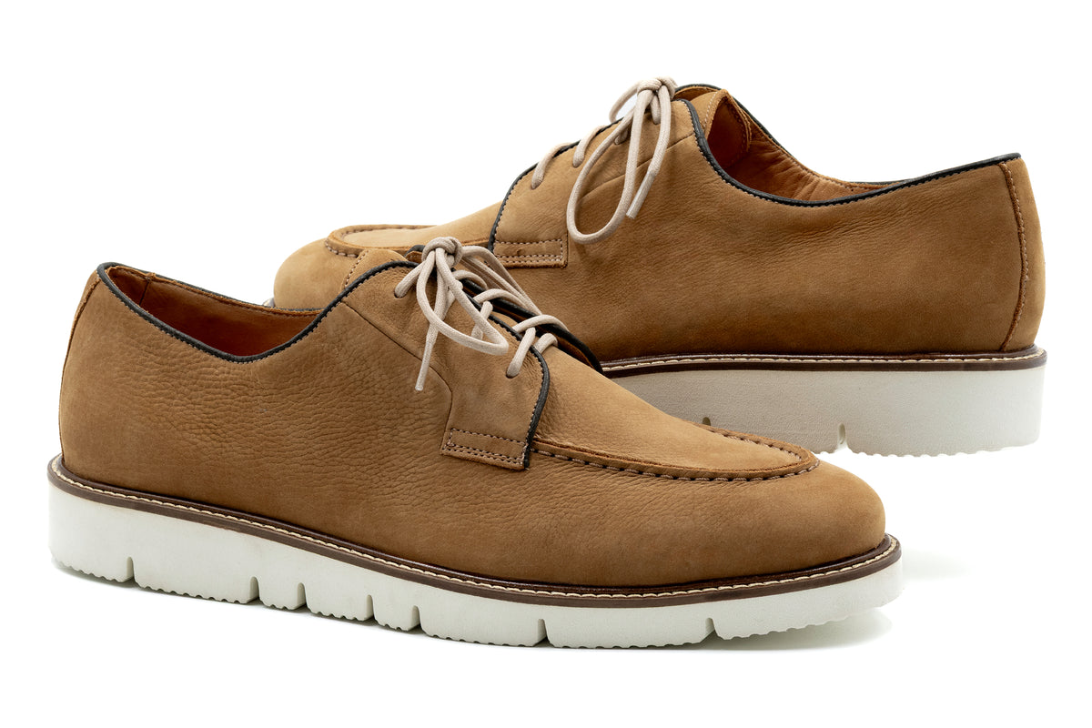 Charleston Nubuck Blucher - Cappuccino | Martin Dingman