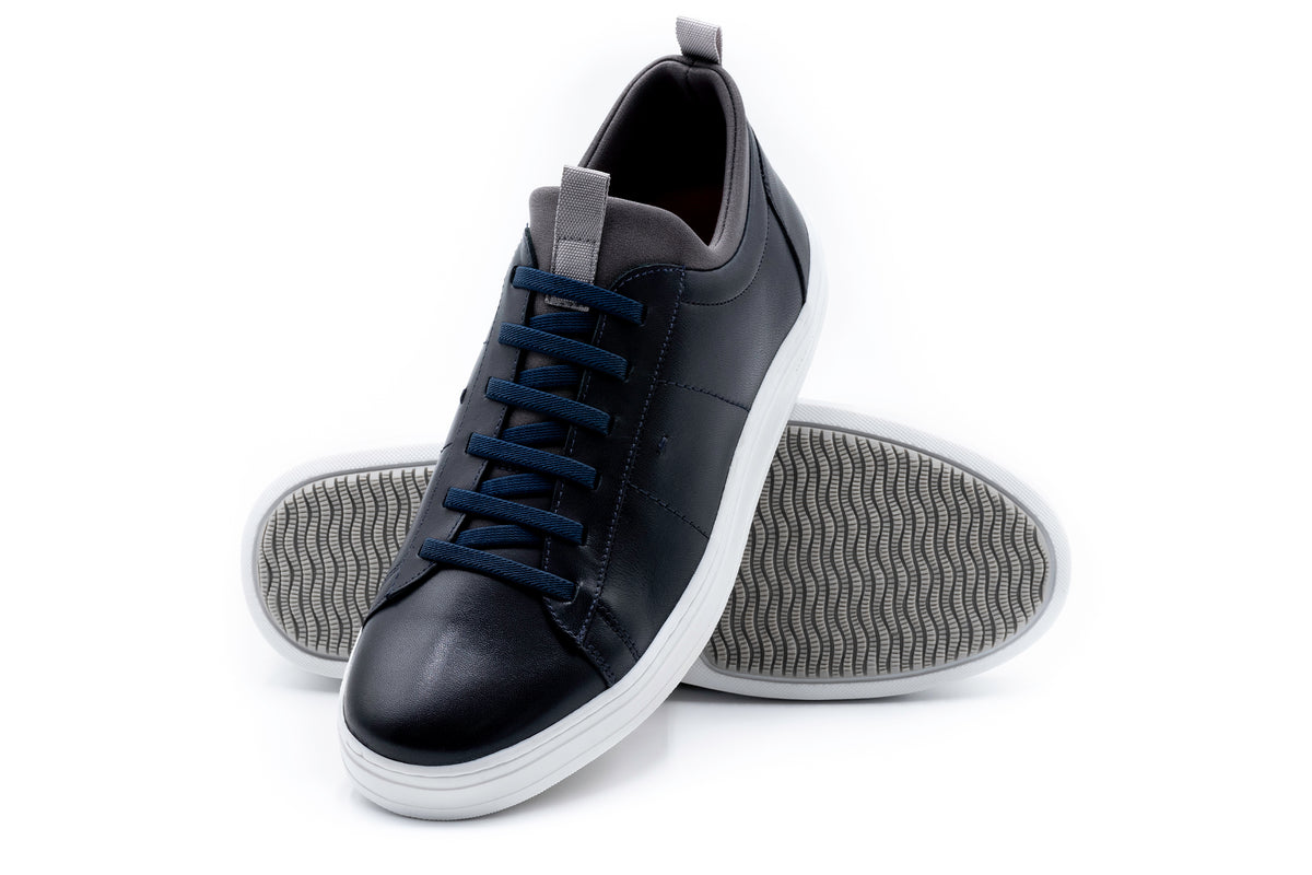 (取寄) マーティン ディングマン メンズ キャメロン スニーカー Martin Dingman men  Cameron Sneaker Navy Cameron Sheep Skin Sneakers - Navy | Martin Dingman