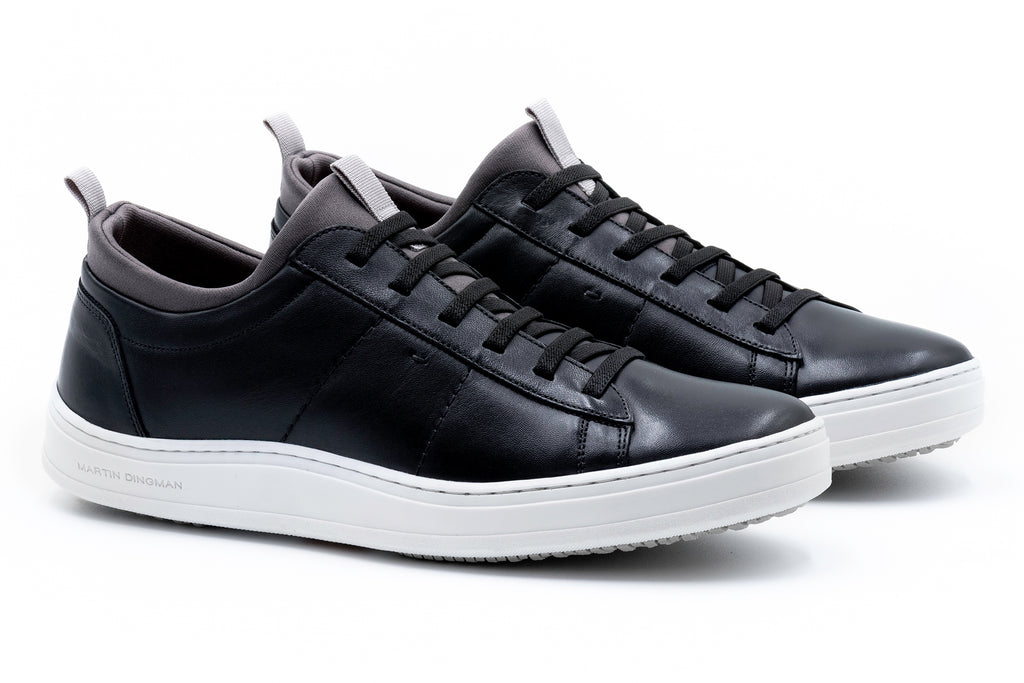 Cameron Sheep Skin Sneakers - Black