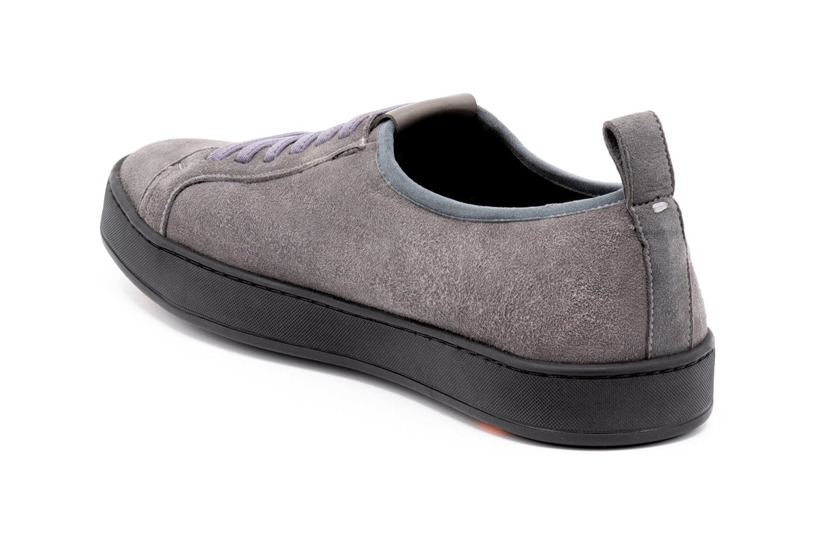 MD Signature Sheep Skin Suede Sneakers - Stone | Martin Dingman display picture 2