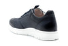 Luke Extra Light Washed Finished Glove Leather Sneakers - Navy -Back