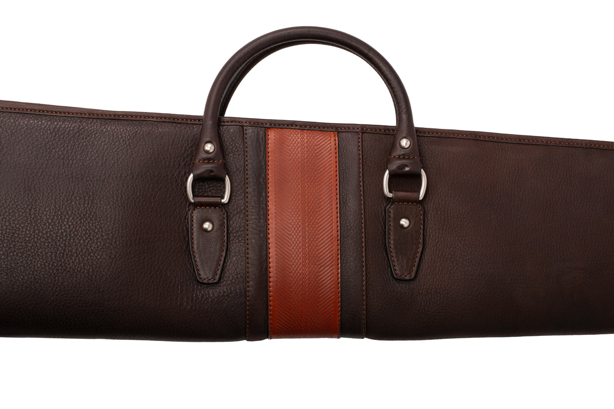 Rudyard Saddle Leather Sweet 16 Case - Chocolate | Martin Dingman