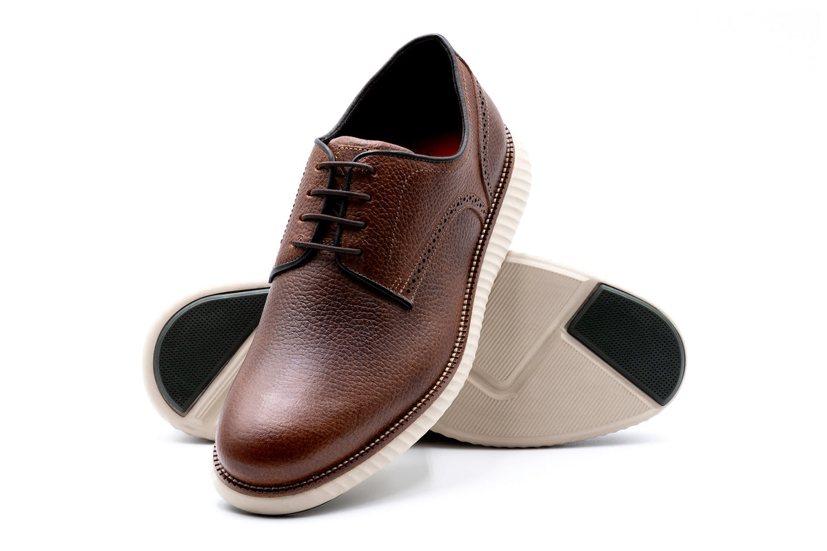 Martin Dingman Country Aire Water Buffalo Plain Toe Brown Leather Shoes, Size 11 520221-3_2025_Shopify_2400x.  main image 4
