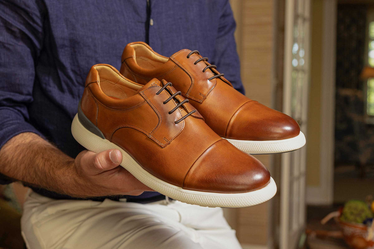 CountryLite Calf Leather Cap Toe - Pecan | Martin Dingman