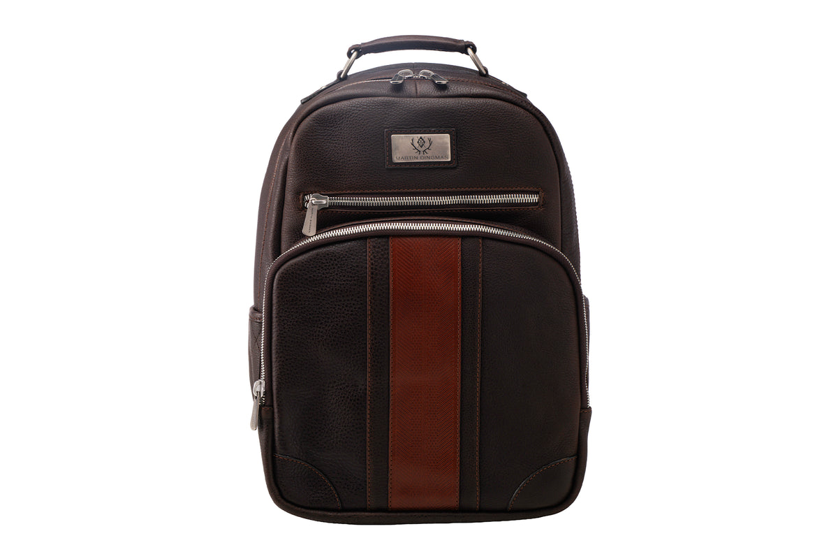 Rudyard Saddle Leather Globe Trotter Backpack