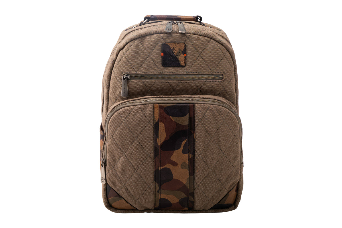 bodhi-handbags-mens-canvas-leather-trim-backpack Men's Martin Dingman Woodland Backpack, River Rock rod_power__ML Color:BLUE YELLOW/RAINBOW and durability for wherever Homemade Bottle Top Lure