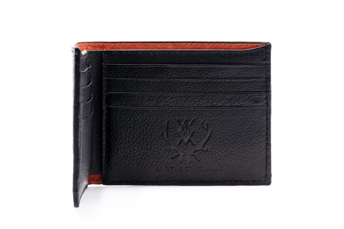 Anthony Alligator Grain Billfold - Black | Martin Dingman
