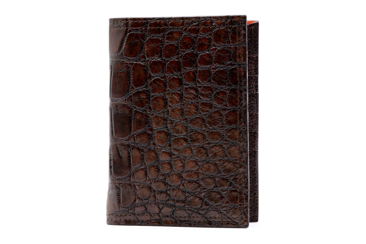 Tecovas alligator shops passport wallet