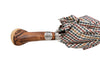 Derby Umbrella - Multicolor Tattersall with chestnut handle and metal shaft