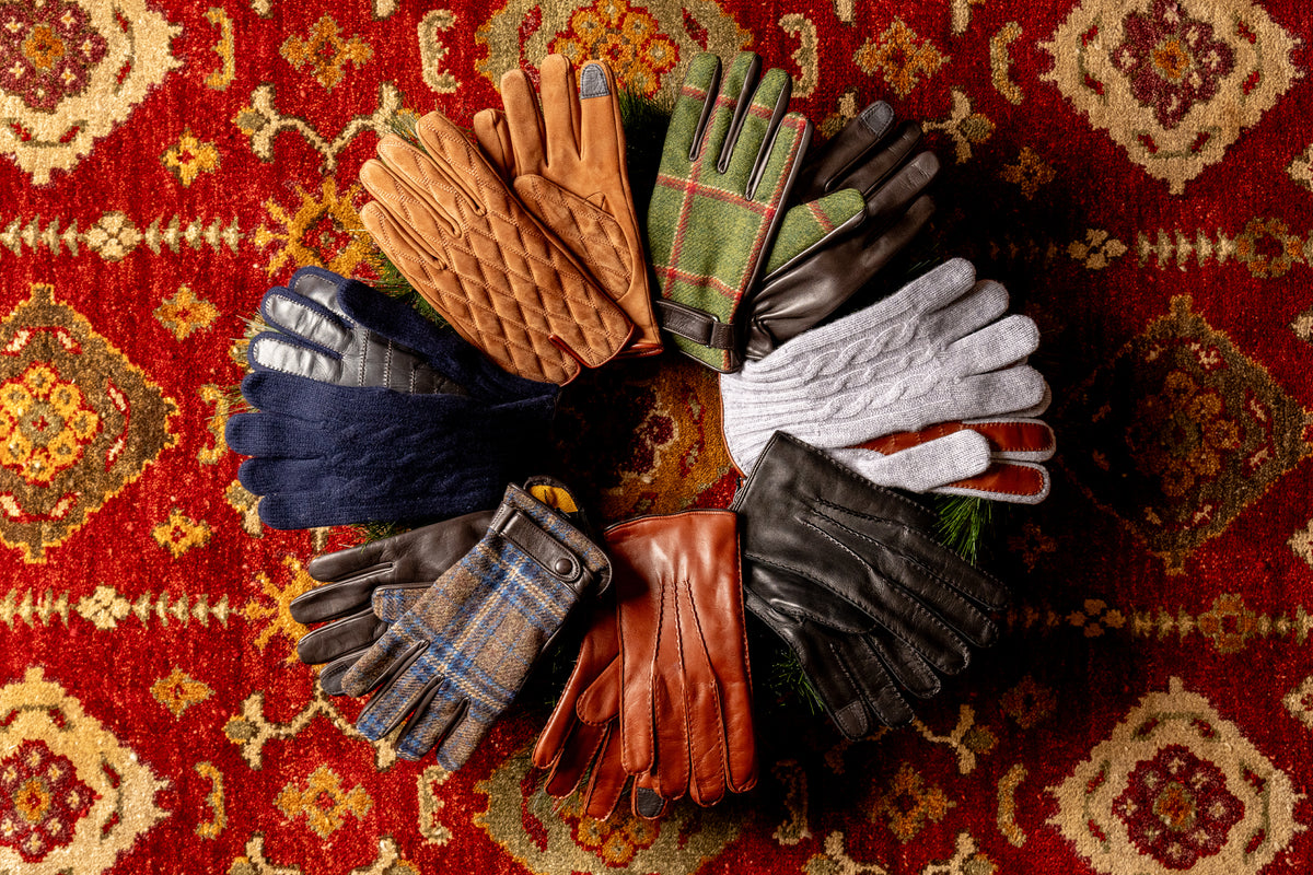 indonesian sheep suede glove dress men leather factory Suede Leather Gloves Men Bellanzari