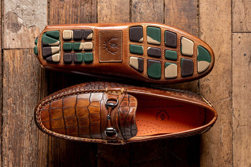 Martin Dingman Monte Carlo Bit Men's Shoes Chestnut : 9 M