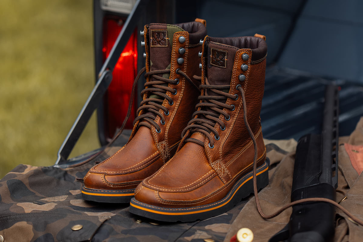 Laverack Oiled Saddle Leather Field Boots - Chestnut | Martin Dingman
