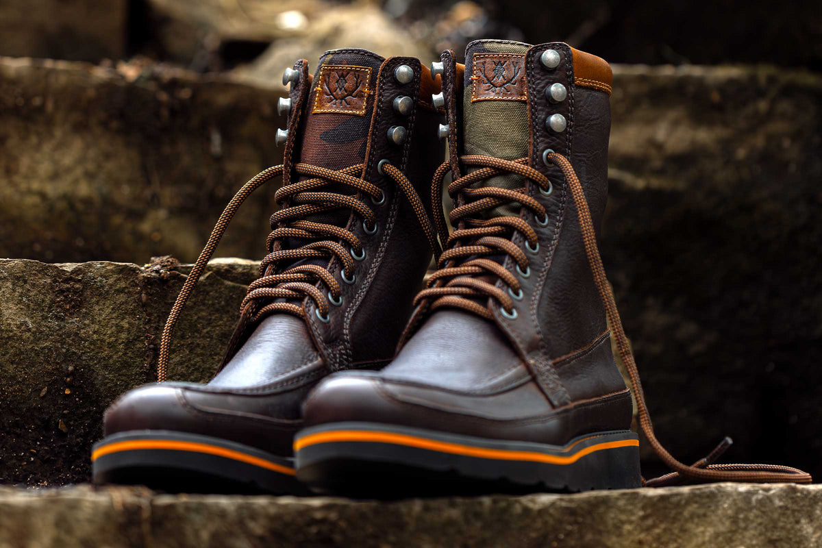 Laverack Oiled Saddle Leather Field Boots - Walnut | Martin Dingman