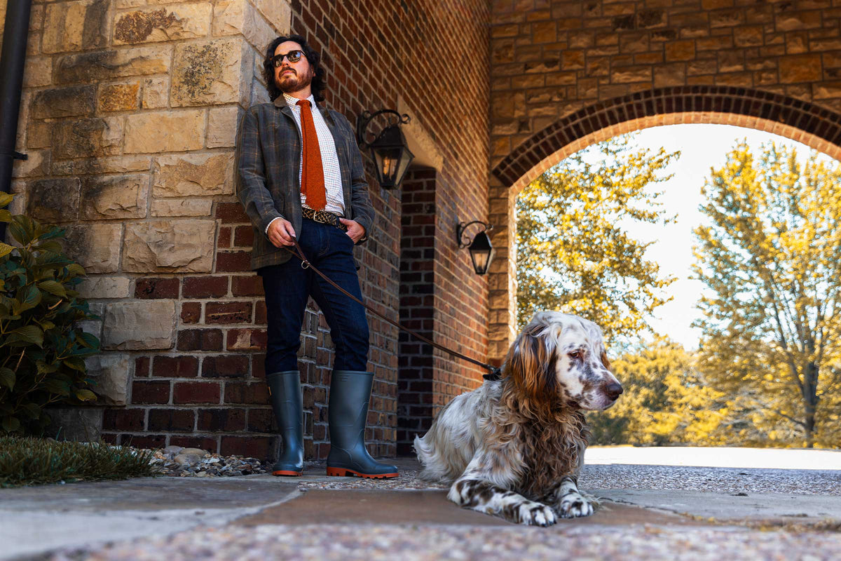 Wellington Waterproof PVC Boots - Evergreen | Martin Dingman