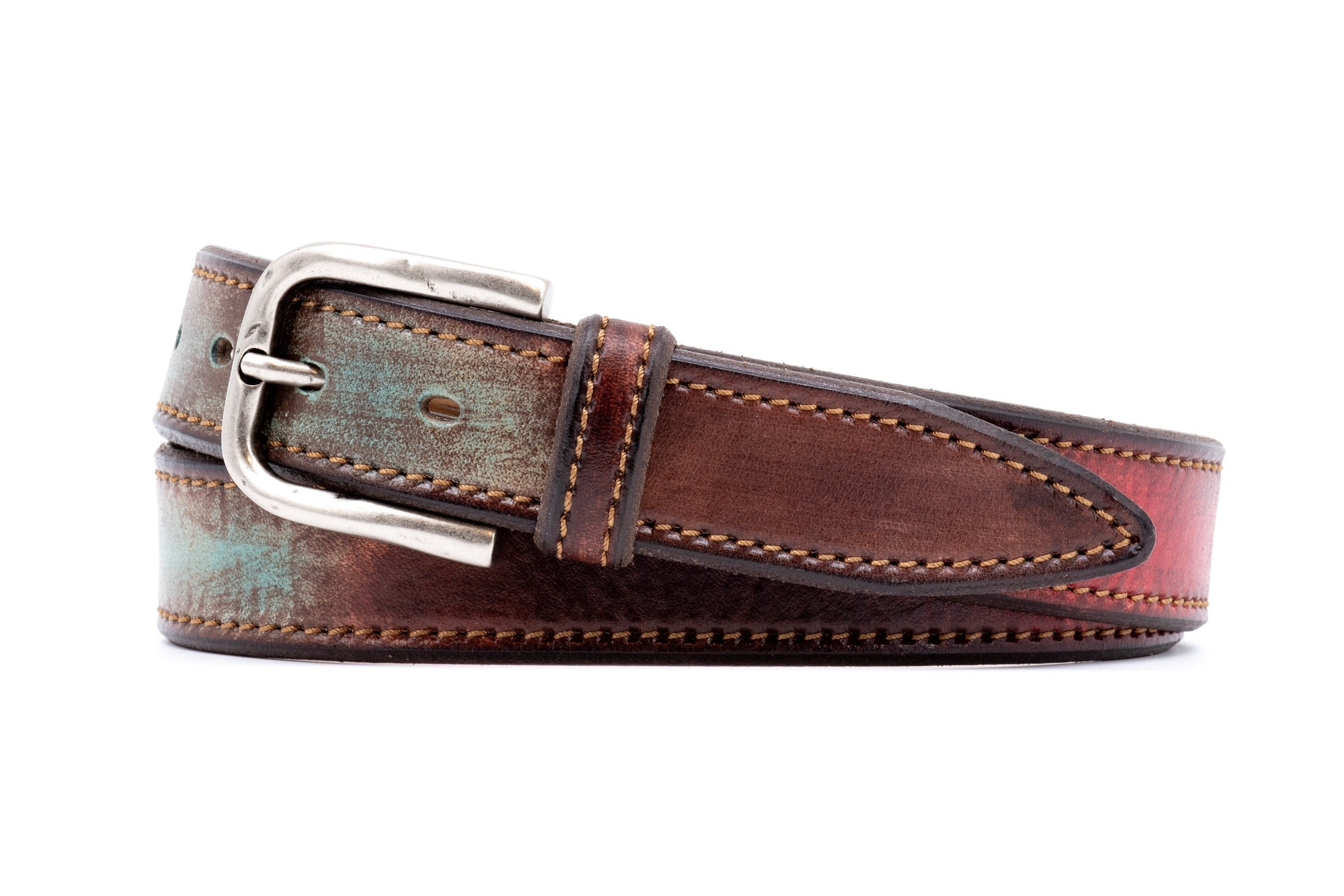 Picasso Italian Saddle Leather Belt - Sunrise