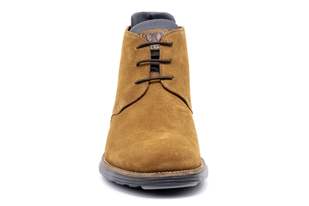 Countryaire Water Repellent Suede Leather Chukka Boots - French Roast - Front