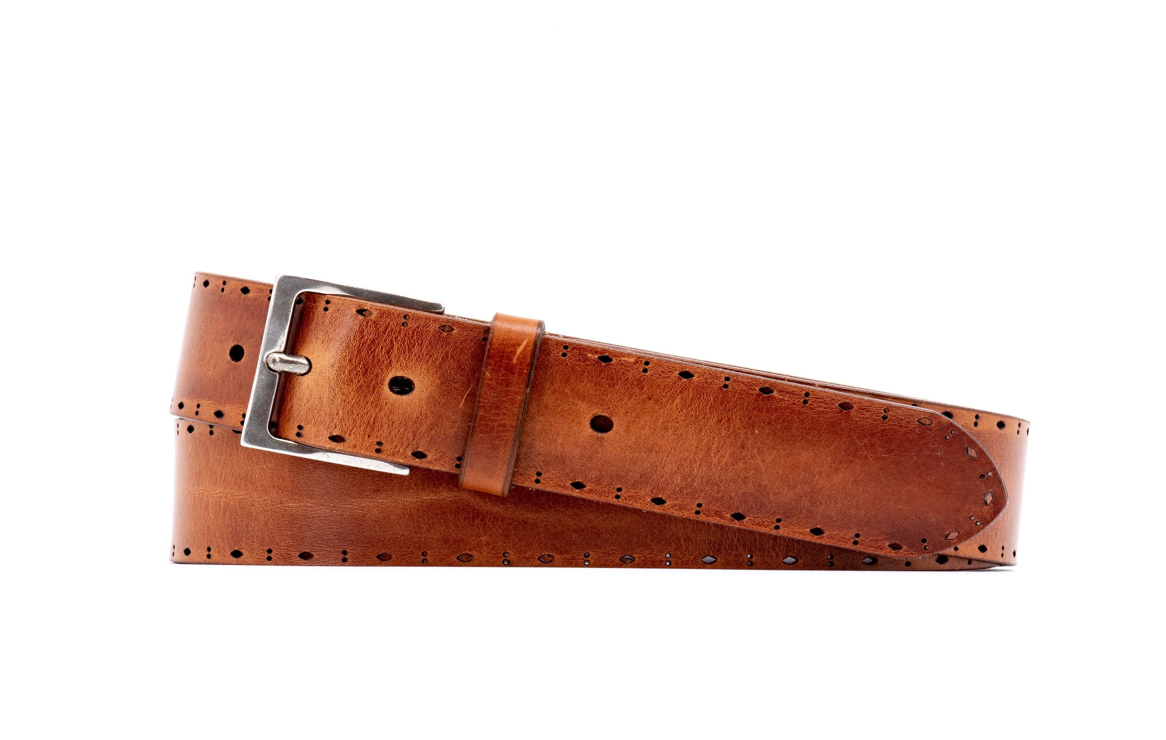Hayden Italian Bridle Leather Belt - Saddle Tan