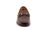 All American Saddle Leather Horse Bit Loafers - Walnut - front toe
