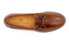 Old Row Oiled Saddle Leather Horse Bit Loafers - Cigar - Insole
