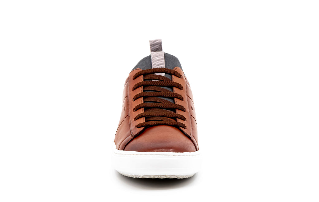 Cameron Sheep Skin Sneakers - Whiskey - Front