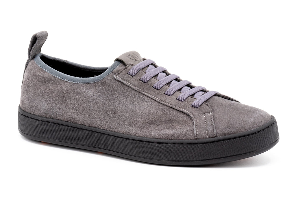 MD Signature Sheep Skin Suede Sneakers - Stone