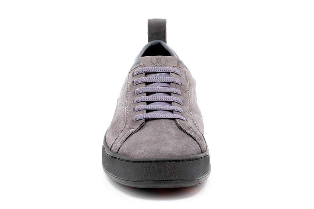 MD Signature Sheep Skin Suede Sneakers - Stone