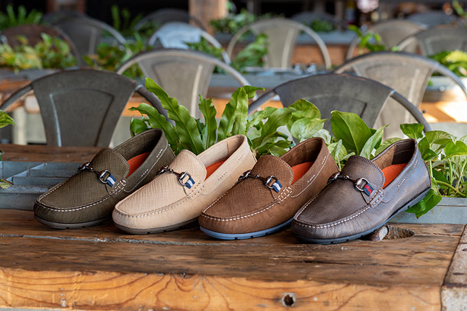 Bermuda Pebble Grain Horse Bit Loafers - Old Clay | Martin Dingman