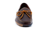 Bill Camp Moc Oiled Saddle Leather Bow Tie Loafers - Walnut - Front