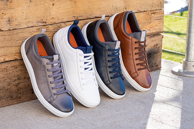 Cameron Sheep Skin Sneakers - Slate | Martin Dingman