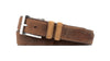 Bill Safari Wild African Kudu Leather Belt - Tobacco