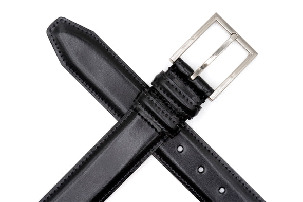 Samuel Coachman Leather Belt - Black