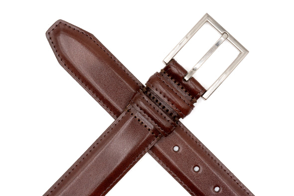 Samuel Coachman Leather Belt - Luggage
