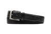 Firenze Italian Calf Leather Belt - Black