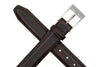 Delaney 2 Buckle Scotch Grain Belt - Dark Brown