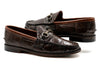 Jacob Genuine Alligator Horse Bit Loafers - Antique Chestnut